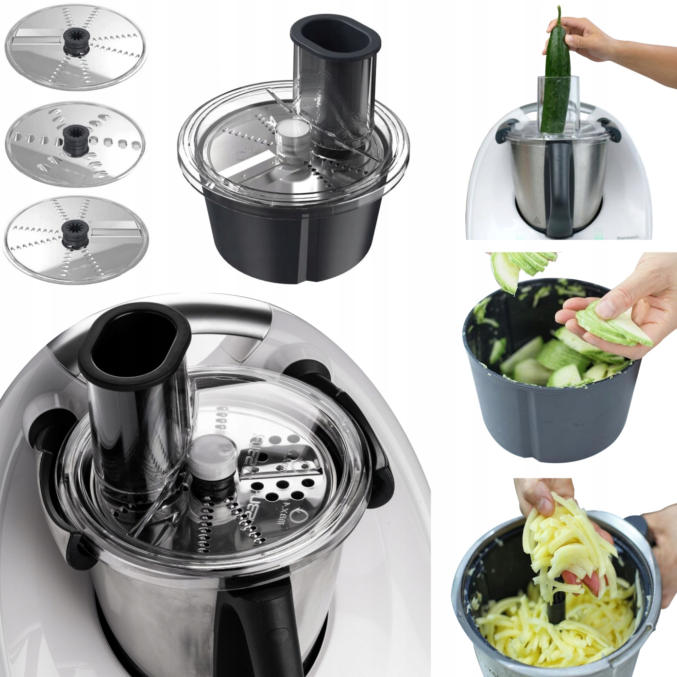 Szatkownica thermoCOOKING TitaniumSlicer(R) do VORWERK Thermomix TM6 i TM5 1500 W